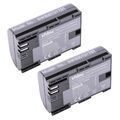 2x Akku 1300mAh für Canon Batteriegriff BG-E7 BG-9 BG-E6 BG-E13 BG-E14