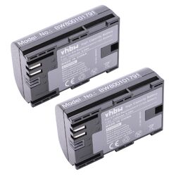 2x Akku für Canon Batteriegriff BG-E7 BG-9 BG-E6 BG-E13 BG-E14 1300mAh