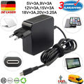 45~90W USB-C Type-C AC Adapter Laptop Ladegerät Netzkabel Kabel für Lenovo HP