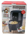 Gourmetmaxx Digitale Heißluft-Fritteuse 3L,6 Programme,Touchscreen,1400w,Schwarz