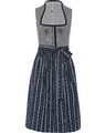 Almsach Midi-Dirndl midi Dirndl Schneewittchen-Ausschnitt Jacquard-Muster NEU