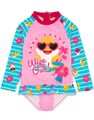 Baby Hai Badeanzug Girls Kleinkinder Pink Blue Song Langarm Schwimmkostüm