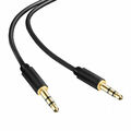 1m Stereo 3,5mm Klinken Kabel Audio Klinke AUX Stecker für PC MP3 Auto Handy