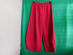 Damen Lagenlook Hose gr.40.42.Rot.Crinkle Optik Stoff. Gummizugbund.