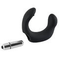 Silikon Anal Plug Prostata Vibrator Stimulator gebogen Buttplug Dildo Vibro-Plug