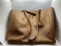 MICHAEL KORS Tasche Handtasche braun Leder RIVINGTON-SAFFIANO, Carry-All