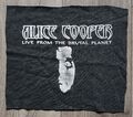 Alice Cooper Live From The Brutal Planet ausgeschnittenes Stück Material.