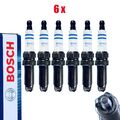 6x (6 Stück) BOSCH Zündkerze Super Plus 0242140560 / ZGR6STE2W für BMW E81, E87.