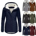 Winterjacke Winter Jacke Parka Damen Warm Gefüttert Kapuzenjacke Mantel ﻿