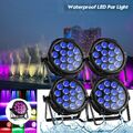 4x 140W Wasserdichte IP65 14 LED DMX Wash PAR Bühnenlicht Outdoor Garten Show