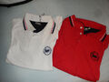 Harvey Miller 2 Polo Hemden Gr. L Weiß und Rot