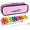 Sonor BWG Boomwhackers Glockenspiel + Tasche Pink