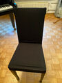 2 Stuhlhusse, universal, schwarz, DSaintderg Dining Chair Cover, neuwertig