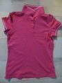 Damen Poloshirt T-Shirt Shirt ca. Gr. S in pink / rosa