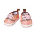 Heless Glitzer Sneakers Rosa für 30 - 34 cm Puppe mit Schnürsenkel Puppenschuhe