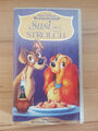 Walt Disneys Meisterwerke Susi und Strolch VHS Videokasette Kinderfilm vintage