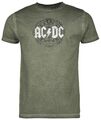 ACDC T-Shirt Herren Black Ice grün Band-Merch, Bands