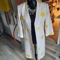 Longjacke von Zamra, Gr. 40, Beige/gelb