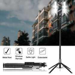 LED 71" Selfie Stick Smartphone Handy Stativ Bluetooth  for iPhone | Samsung