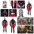 Suicide Squad Kill the Justice League:Deadshot Cosplay hooded Battle Costume