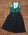 Dirndl mit Schürze Gr. 48 STÜTZLE St. Peter  Trachten grün / schwarz 