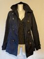 S.Oliver Damen leichte Jacke Mantel Navy Blau Dunkelblau Gr. 36