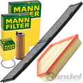 MANN FILTER INSPEKTIONSPAKET passend für BMW 1er E81 87 3er E90 91 92 93 X1 E84