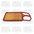 Luftfilter MEAT & DORIA 16437 Filtereinsatz für VW LUPO 1 6X1 6E1 BORA 1J2 POLO