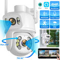 8MP 4K HD FUNK WLAN WIFI IP NETZWERK CAMERA Outdoor AUßEN ÜBERWACHUNGSKAMERA PTZ