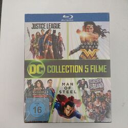 DC 5-FILM-COLLECTION ALS BLU-RAY-BOX - NEU UND OVP - TOP FILME - TOP KULT 