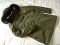 Winter-Jacke/Mantel/Parka oliv von more&more, Gr. 36, selten getragen, Kapuze