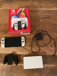 Nintendo Switch OLED-Modell HEG-001 64GB Handheld-Spielekonsole - Weiß