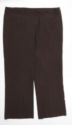 Mia Moda braune Damen-Polyesterhose Größe 20 L27 in normal