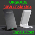 30W Wireless Charger Induktive ladegerät Ladestation Für Phone Samsung S24+ S23