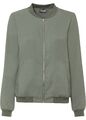 Neu Zeitloser Blouson mit Reißverschluss Gr. 42 Oliv Damenblouson Jacke