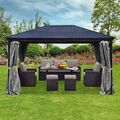 Gartenzelt Partyzelt Pavillon Gartenpavillon Aluminium Polycarbonat Taneo 3x4 m