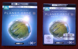 Planet Erde II: Eine Erde - viele Welten (4K UHD + BR) - Blu-Ray - vollständig4 Disks, je zwei B.lu-ray und 4K, herrliche Aufnahmen