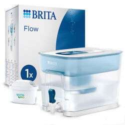 BRITA Flow Wasserfilter mit Zapfhahn (8,2l) inkl. 1x MAXTRA PRO Kartusche