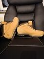 Timberland Boots Gr. 44 Euro Rock  For Men in Beige WATERPROOF Np159€ Neuwertig