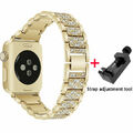 Edelstahl Bling Armband Mit Schutzhülle Für Apple Watch Series 8 7 6 5 4 3 2 SE