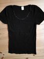 T-Shirt, Damen, Gr. 40, schwarz