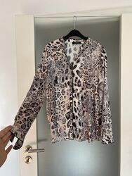 Gerry Weber Bluse 44 Leopard Leo Look braun beige schwarz wie neu