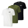 PUMA Herren Baumwollshirt Shirt T-Shirt Kurzarm-Shirt ESS+ Tape Tee