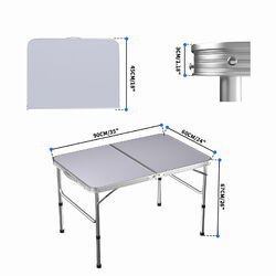 Alu Campingtisch faltbar Klapptisch Gartentisch Camping Reisetisch Abstelltisch