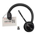 HP POLY Voyager 4310 Wireless Headset +BT700 Dongle für Büro/Callcenter