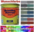 Brantho-Korrux 3in1 Lack - Farbe Rostschutz - Farbtöne DB-Eisenglimmer