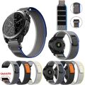 Quickfit 22 26mm Nylon Armband für Garmin Fenix 5 5X 6 6X Pro 7 7X 3 Tactix 955