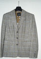 Brentwood & Bros. Damen Tweed Blazer Gr. 44 grau 100% Schurwolle dezent kariert