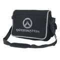 Overwatch Tasche | Schwarze Umhängetasche mit Logo | Laptoptasche Messenger Bag