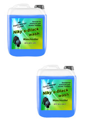 2x 10L Black Wash Waschmittel Flüssigwaschmittel Vollwaschmittel Waschpulver Gel